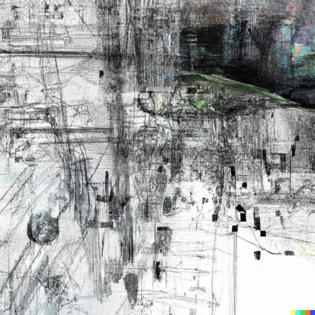 DALL·E 2023-04-25 21.57.42 - a realistic abstract sketch of a data science project with numbers and visualizations.